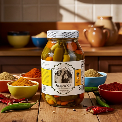 My Grandparents Homestyle Pickled Jalapeños - 32 oz Jar